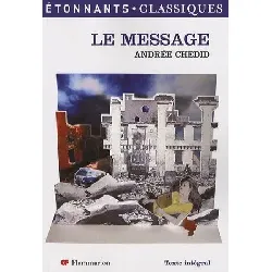 livre le message - etonnants clasiques edition fammarion