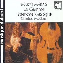 livre marin marais la gamme (cd) c.medlam 1993