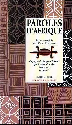 livre paroles d'afrique