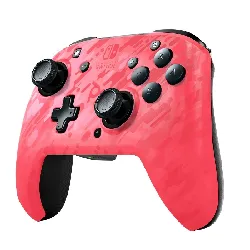 manette switch pdp faceoff deluxe sans fil  rose camo