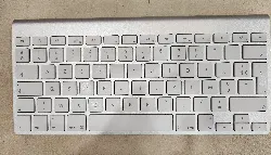 apple - clavier sans fil - aluminium anodisé, blanc