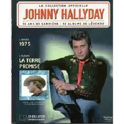 cd johnny hallyday terre promise cd+livre 'collection officielle'