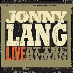 cd jonny lang live at the ryman