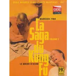 dvd la saga du kung fu volume 2 le moines d'acier warriors two