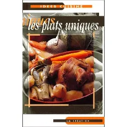 livre les plats uniques