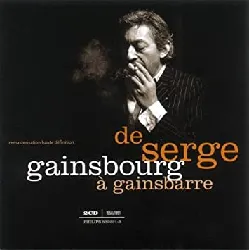 cd serge gainsbourg - de serge gainsbourg à gainsbarre (1996)