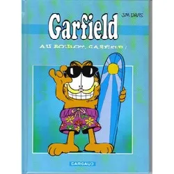 livre au boulot, garfield!