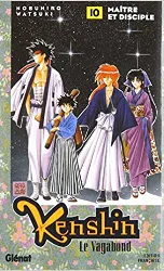 livre kenshin le vagabond - tome 10: maître et disciple