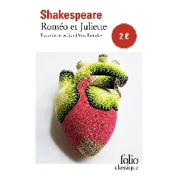 livre  romeo et juliette - william shakespeare - edition folio