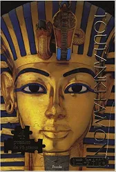 livre toutankhamon : 4 puzzles de 96 pièces