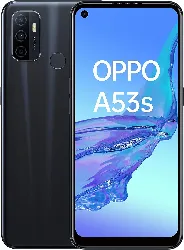 oppo smartphone  a53s noir océan - 128 go - 4 go de ram – écran immersif 90hz - batterie 5000 mah - double haut-parleur stéréo - t