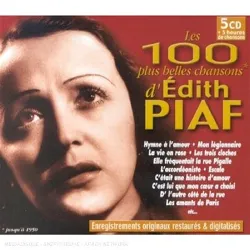 cd edith piaf - les 100 plus belles chansons (2001)