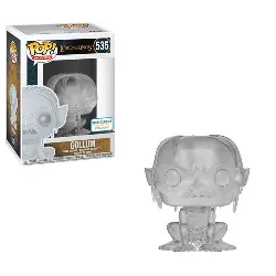 figurine funko! pop - le seigneur des anneaux n°535 - gollum - invisible (13561)