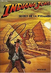 livre indiana jones, et le secret de la pyramide
