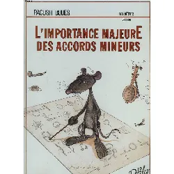 livre pacush blues, tome 9 : l'importance des accords mineures