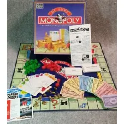 monopoly french language deluxe board game francaise edition parker tonka 1993