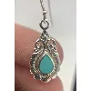 boucles d'oreilles argent turquoise argent autre 2,05g