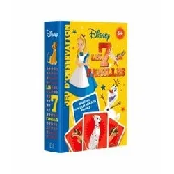 livre disney - jeux de cartes - 7 familles