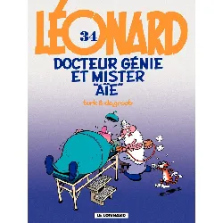 livre leonard tome 34 docteur génie et mister aïe