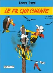 livre lucky luke ancienne édition, tome 14: le fil qui chante