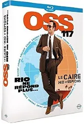 blu-ray coffret oss 117 - le caire, nid d'espions + oss 117 - rio ne répond plus