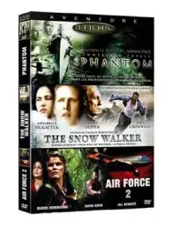 dvd aventure - coffret 3 films : phantom + the snow walker + air force 2 - pack