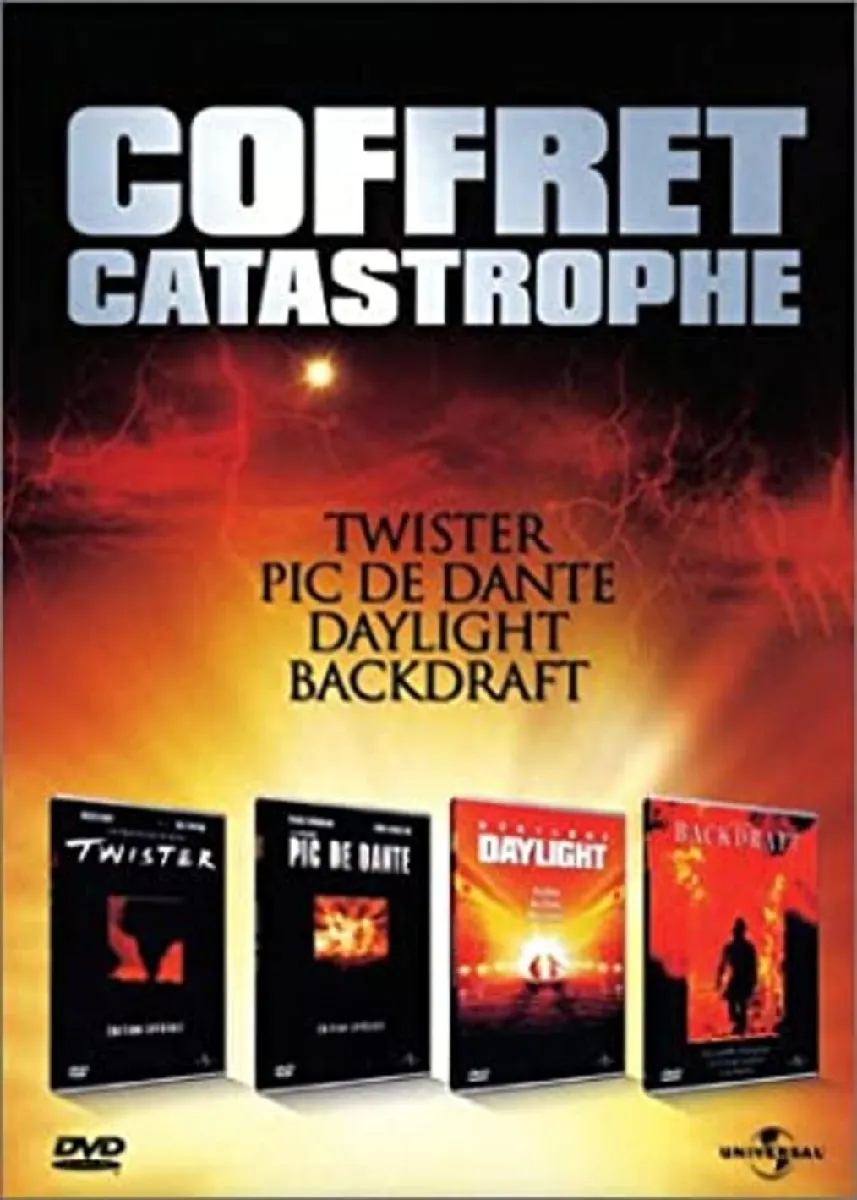 Dvd Coffret Catastrophe : Twister + Le pic de Dante + Daylight + Backdraft  - Pack - Dealicash