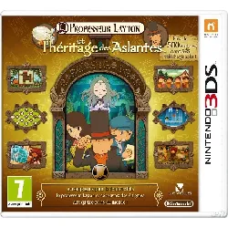 jeu 3ds professeur layton et l'heritage des aslantes