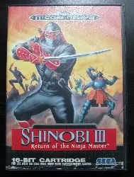 jeu sega mgd shinobi iii return of the ninja master - megadrive - pal