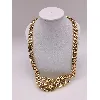 collier agatha métal doré maille gourmette