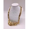 collier agatha métal doré maille gourmette