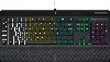 corsair k55 rgb pro clavier gaming à membrane filaire (rétroéclairage rgb dynamique, 6 touches de macro avec intégration logiciell