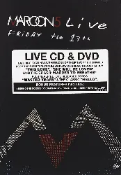 dvd maroon 5 - live in santa barbara - edition belge