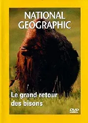 dvd national geographic - le grand retour des bisons