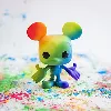 figurine funko! pop - disney : it gets better project n°01 - mickey mouse - arc-en-ciel (56580)