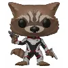 figurine funko! pop - avengers : endgame [marvel] n°462 - rocket avec des pistolets (36668)