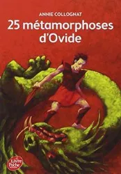 livre 25 métamorphoses d'ovide