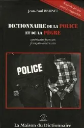 livre dictionnaire de la police et de la pègre : edition bilingue français - américain