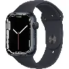 apple watch series 7 (gps) - boitier 45 mm aluminium noir minuit avec bracelet sport noir minuit