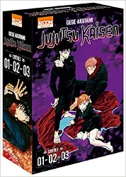 livre coffret jujutsu kaisen vol. 1 à 3