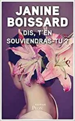 livre dis, t'en souviendras - tu ?