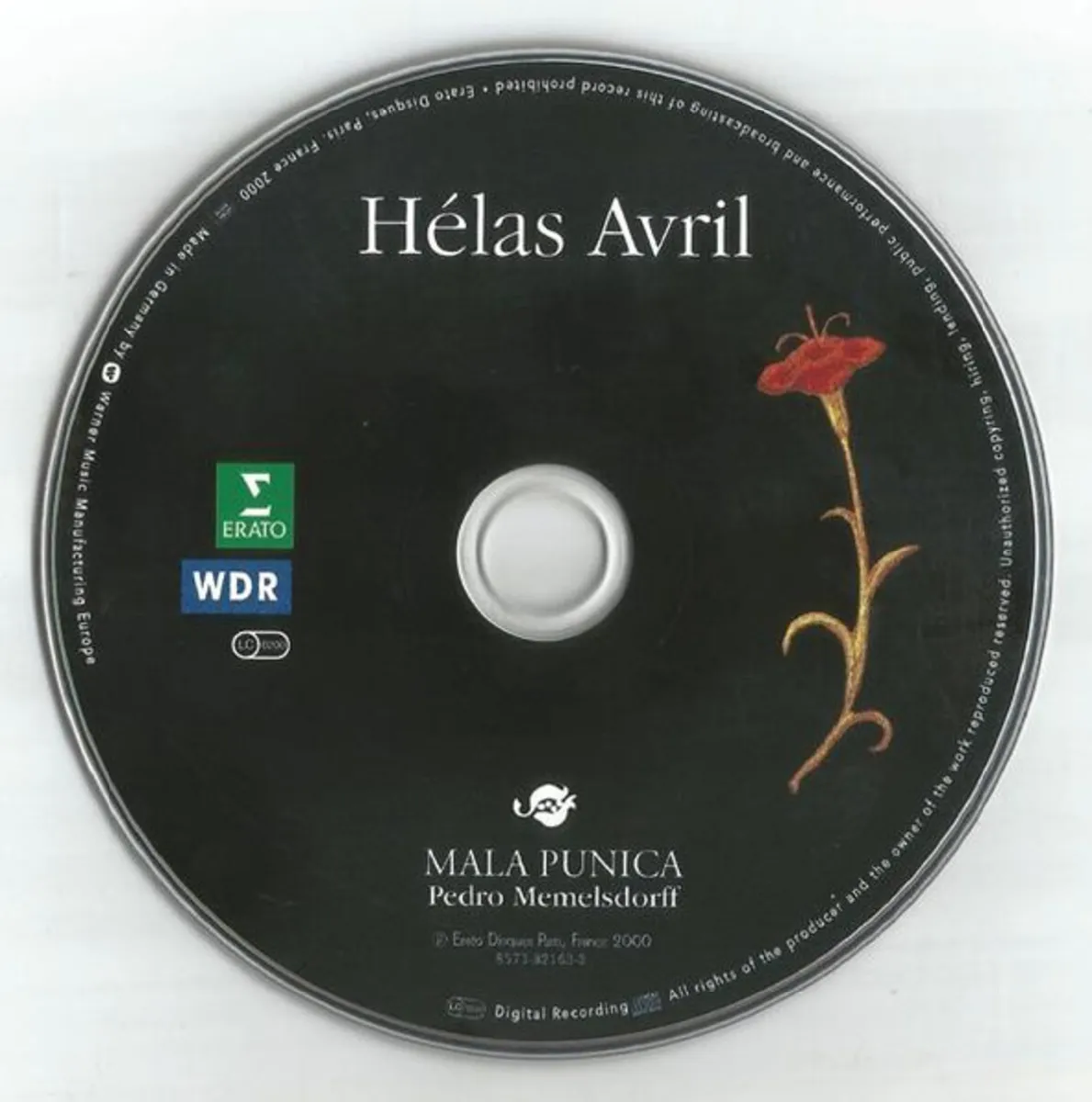 Cd Mala Punica - Hélas Avril. Matteo da Perugia / Chansons (1390 - 1415)  (2000) - DEALiCASH