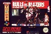 console nintendo bulls vs blazers and the nba playoffs snes super nintendo