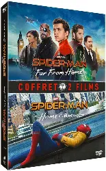 dvd spider - man homecoming + far from home diptyque 2 films