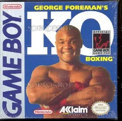 jeu gb george foremans ko boxing - game boy - pal