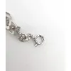 bracelet argent maille forçat large argent 925 millième (22 ct) 4,28g