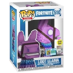 figurine funko! pop - fortnite n°510 - loot llama - brillant dans le noir (39579)