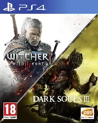 jeu ps4 dark souls 3 + the witcher 3 : wild hunt