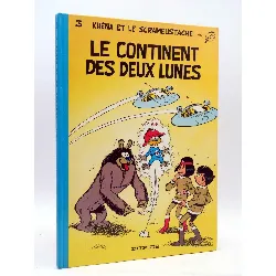 livre khena et le scrameustache n°3 le continent des deux lunes edition dupuis