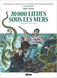 livre vingt mille lieues sous les mers - en bd